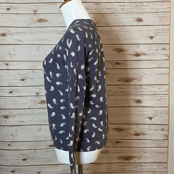 Ann Taylor LOFT paisley print sweater - Picture 3 of 5